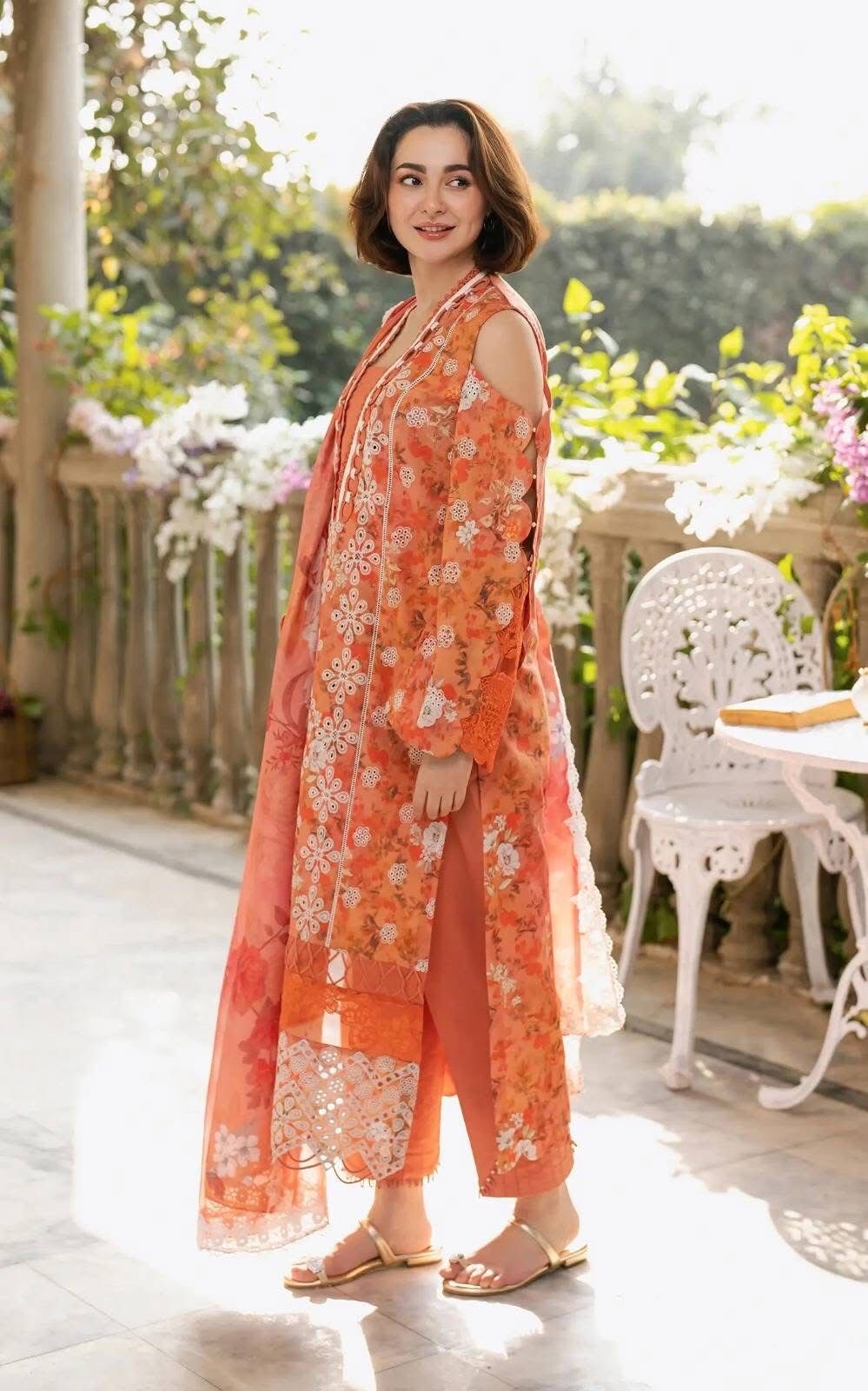 Asifa Nabeel Floral | Printed Lawn Collection Replica