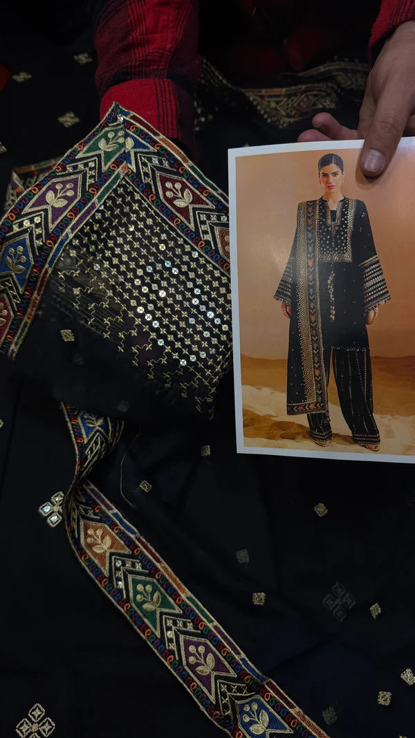 Jazmin Lawn D-5 Black