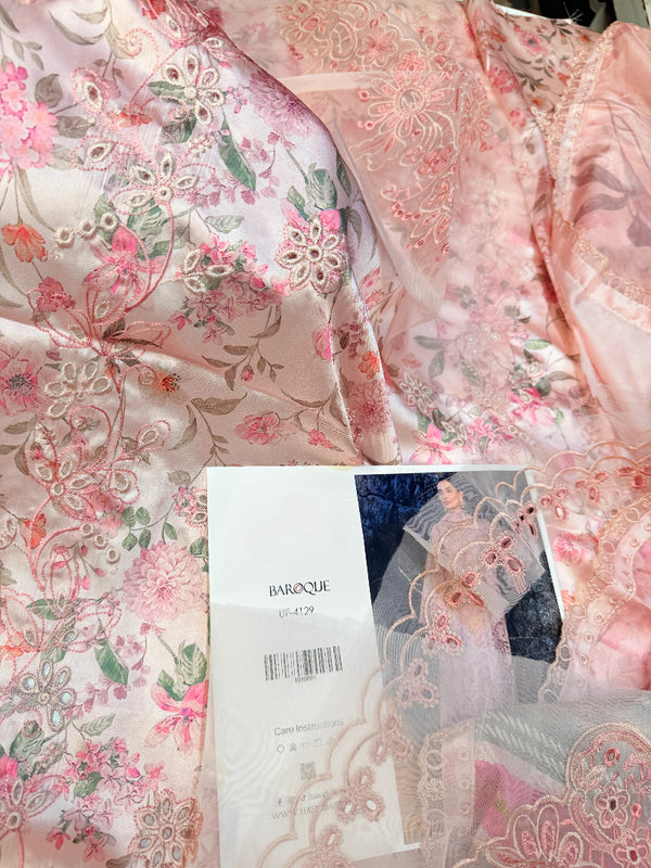 BAROQUE SILK PRINT 4129 PINK