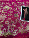 Sana Safinaz Signature Tassel Silk – Shocking Pink Ensemble
