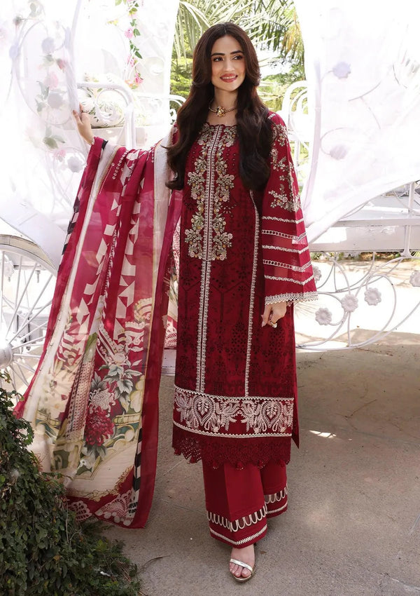 Elaf | Red - Lawn Collection Replica