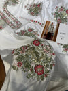 ETHNC SILK EMB WHITE