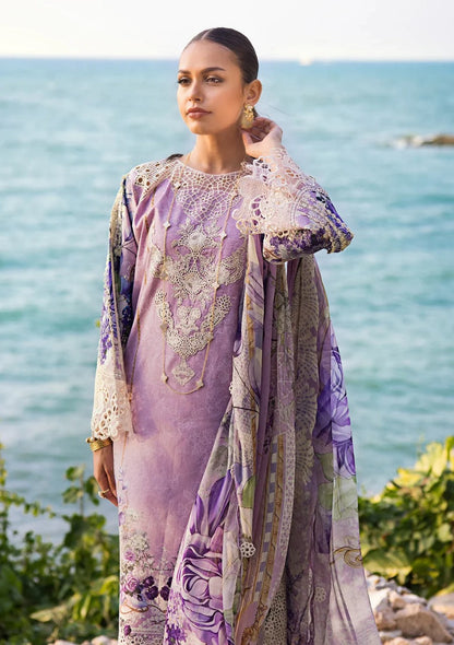 Elaf Purple Printed Lawn Collection Replica