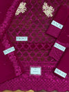 Azure Maroon Chiffon Formal Collection Replica