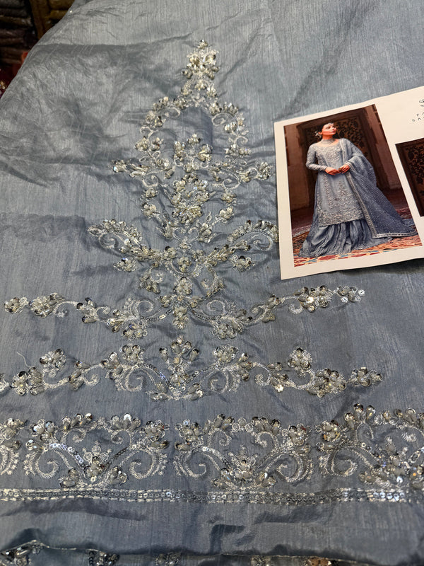 FAIZA SAQLAIN RAW SILK DILA