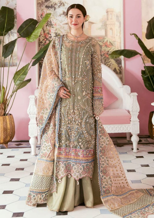 Elaf Embroidered Organza Formal Collection Replica