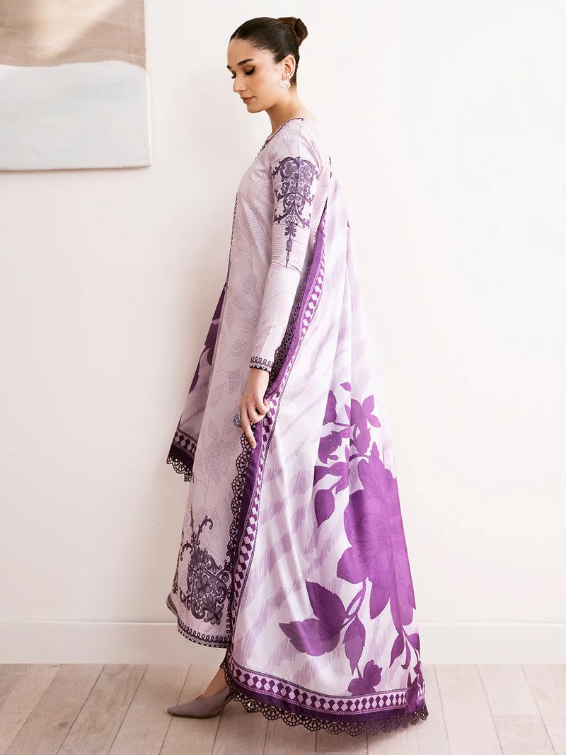 Bin Ilyas | Light Purple - Lawn Collection Replica