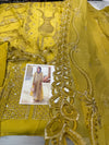 QALAMKAR ZOE VISCOSE – MUSTARD
