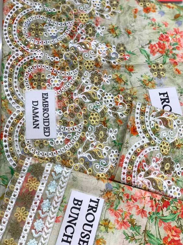 Image Printkari | Pistachio - Luxury Lawn Collection Replica