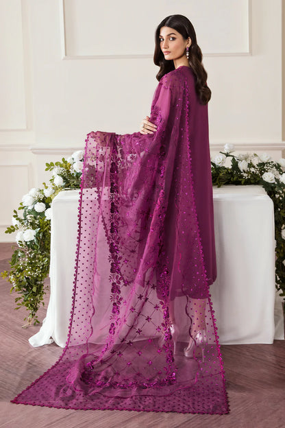 Baroque Purple Chiffon Collection Replica