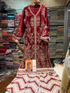 ETHNC SILK KAFTAN 2PC E-1212 STICHED