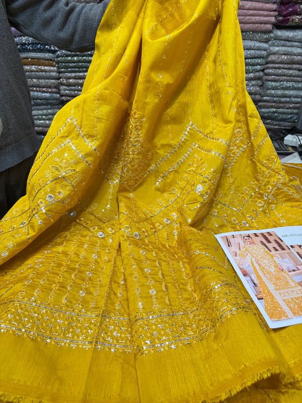 AIK Raw Silk Outfit – Mustard