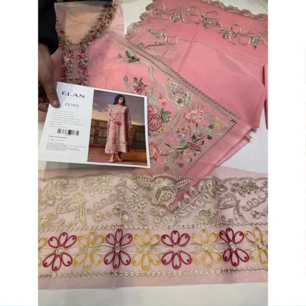 ELAN Zenel Peach Lawn – 3PC