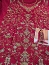 TABYA RAW SILK TABEER SHOCKING PINK