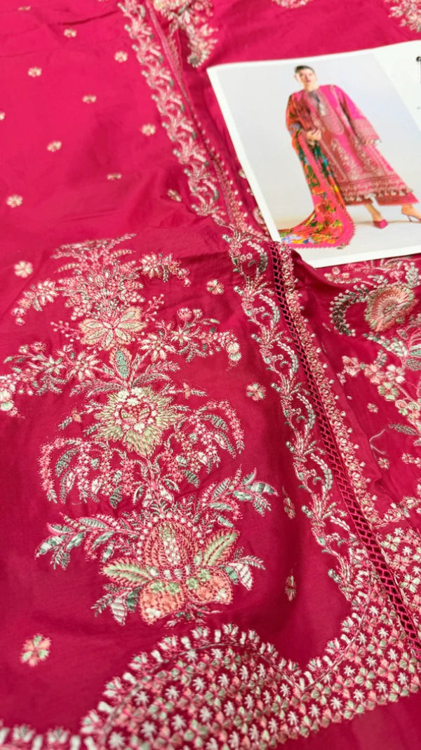 Hussain Rehar Lawn Saaha (Shocking Pink)