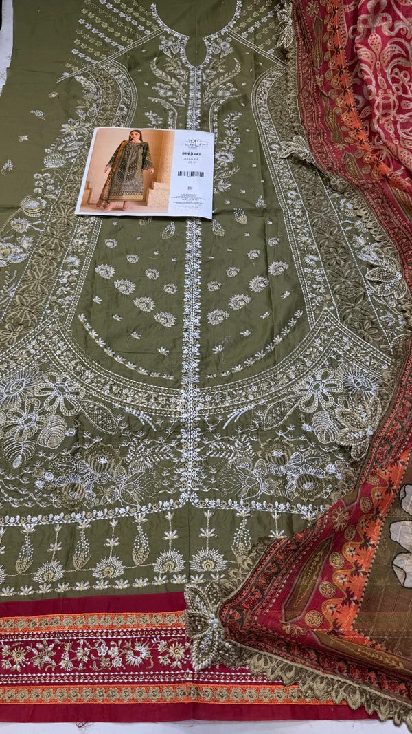 Bin Ilyas 162 Lawn (Olive Edition)