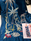 FLAIRS SILK KAFTAN 2PC ZINK