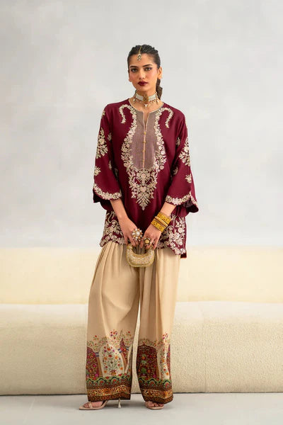 ETHNC KURTA SET 2PC E-319 SPICE