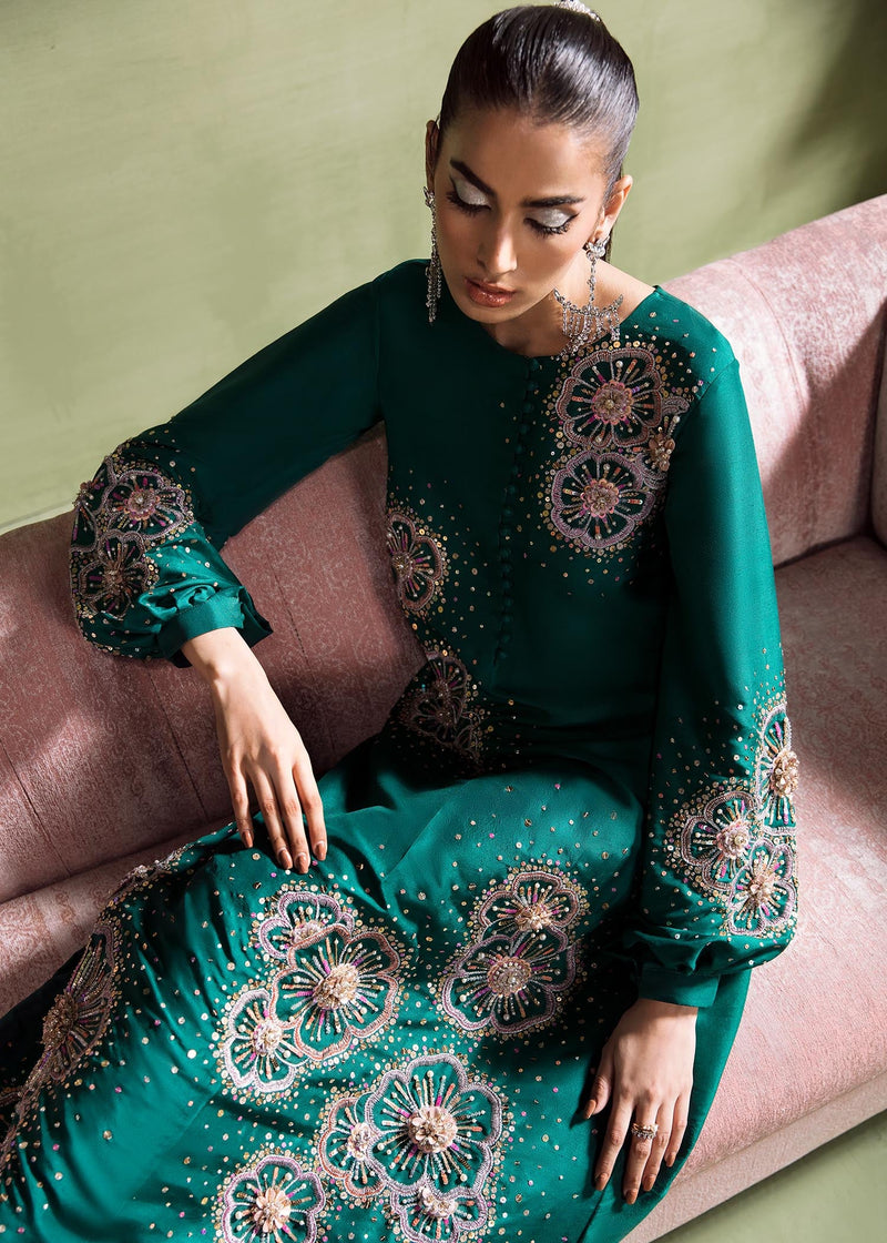 KANWAL MALIK RAW SILK OLIVIA