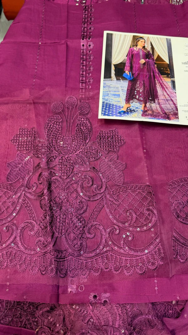 Maria.B Lawn D-2502 Magenta