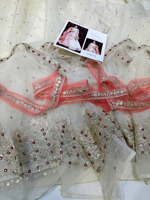 IMROZIA TESSEL SILK ZEVAR 3PC (Luxury Article)