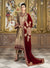 Zainab Chottani Gold Organza Formal Collection Replica