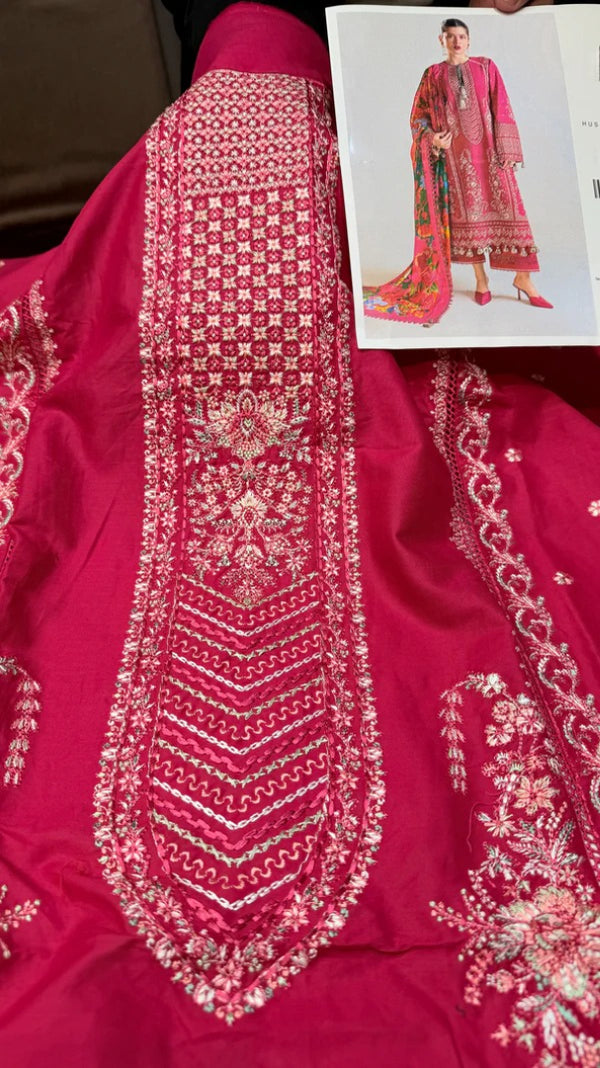 Hussain Rehar Lawn Saaha (Shocking Pink)