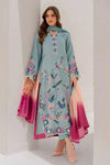 VINTAGE MAHIRA SILK KAFTAN 3PC UNSTITCHED