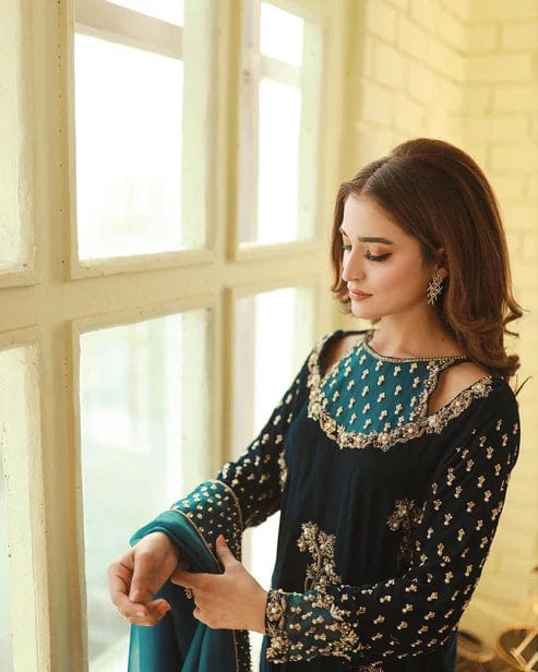 Afrozeh Zinc Micro Velvet Formal Collection Replica