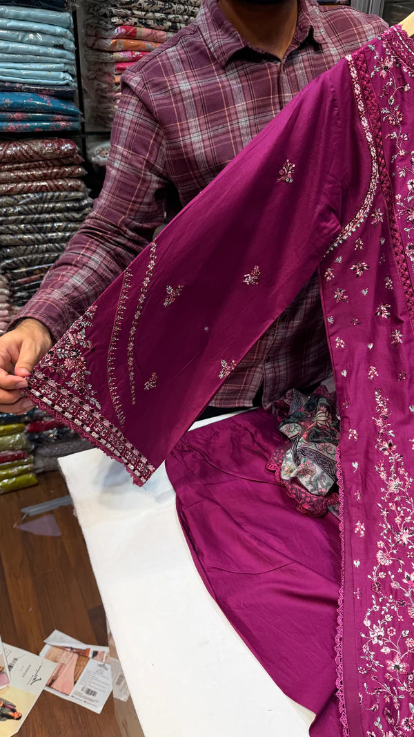 HUSSAIN REHAR RTW MAHRANI (purple edition)