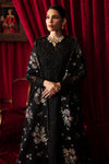 Nureh Black Organza Formal Collection Replica