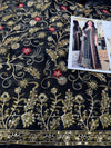 Haris Shakeel Luxe Shisha Silk – Black & Gold Edition (2Pc)