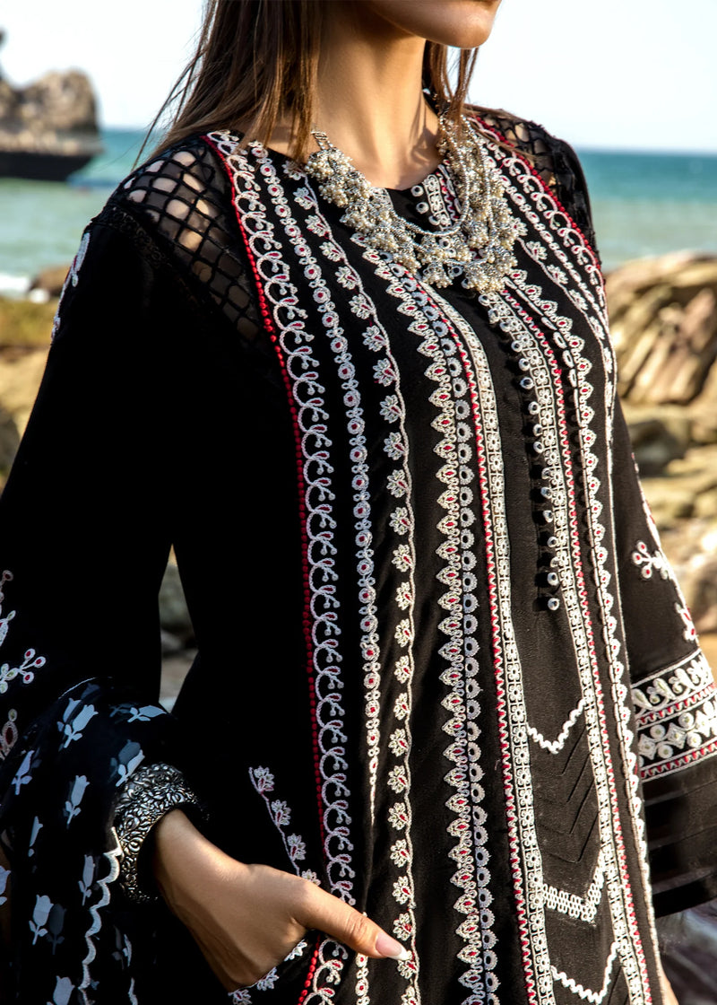 Crimson | Black - Lawn Collection Replica