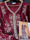ETHNC SILK KAFTAN 2PC E-1212 STICHED