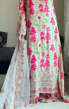 ANEELAS SILK PRINT RED FLOW