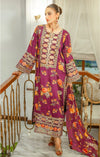 ANEELAS SILK PRINT FUSCHIA PINK