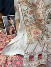 ETHNC KURTA SET E-005 3PC VANILLA ICE