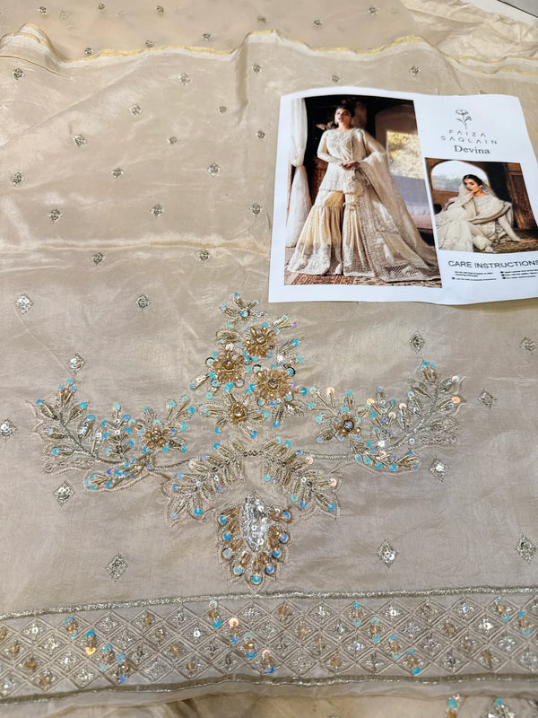 FAIZA SAQLAIN TASSEL SILK DEVINA