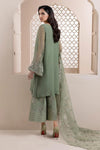 Baroque Pistachio Organza Formal Collection Replica