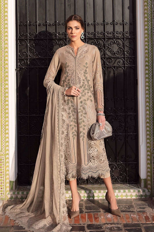 Maria B Brown | Chikankari Luxury Lawn Collection Replica