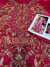 HARIS SHAKEEL RAW SILK SHAYNA – SHOCKING PINK
