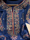 ETHNC KURTA SET 2PC E-623 COBALT