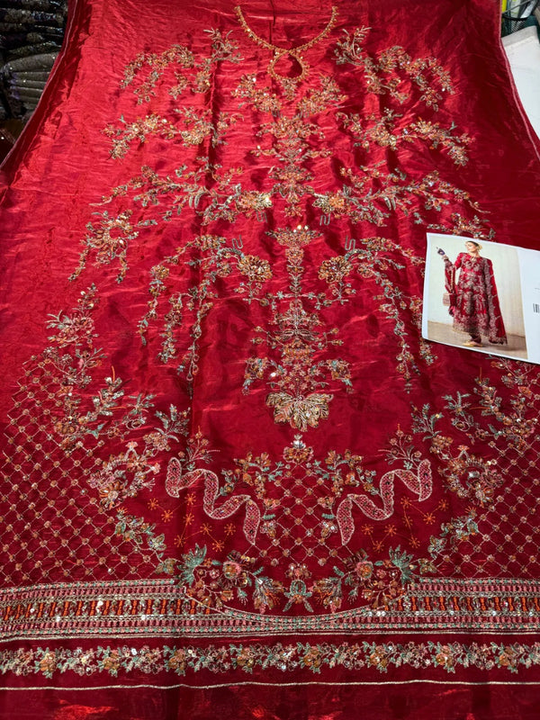 HUSSAIN REHAR JAMALI (3-PC) Maroon