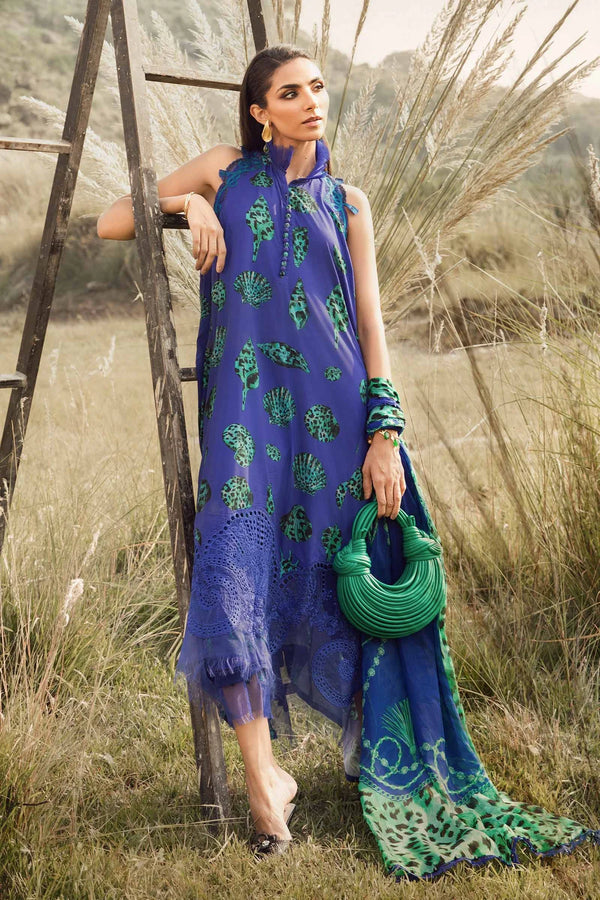 Maria B | Blue & Green - Lawn Collection Replica
