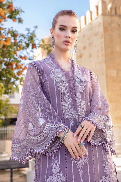 Maria B Purple Luxury Lawn Collection Replica