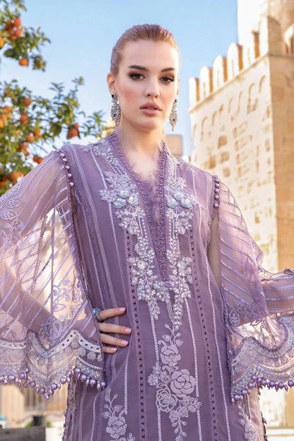 Maria B Purple Luxury Lawn Collection Replica