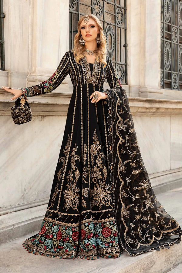 Maria B | Black - Maxi Net Collection Replica