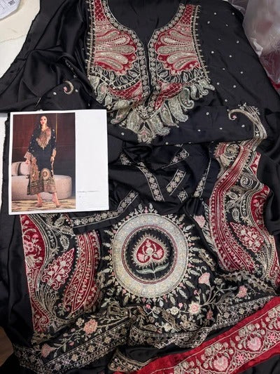 ETHNC SILK E-1098 KAFTAN 2PC