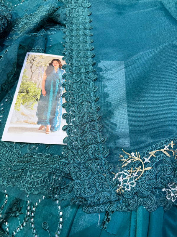 SOBIA NAZIR L25 SEA GREEN LAWN