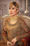 Maria B Brown Organza Bridal Collection Replica
